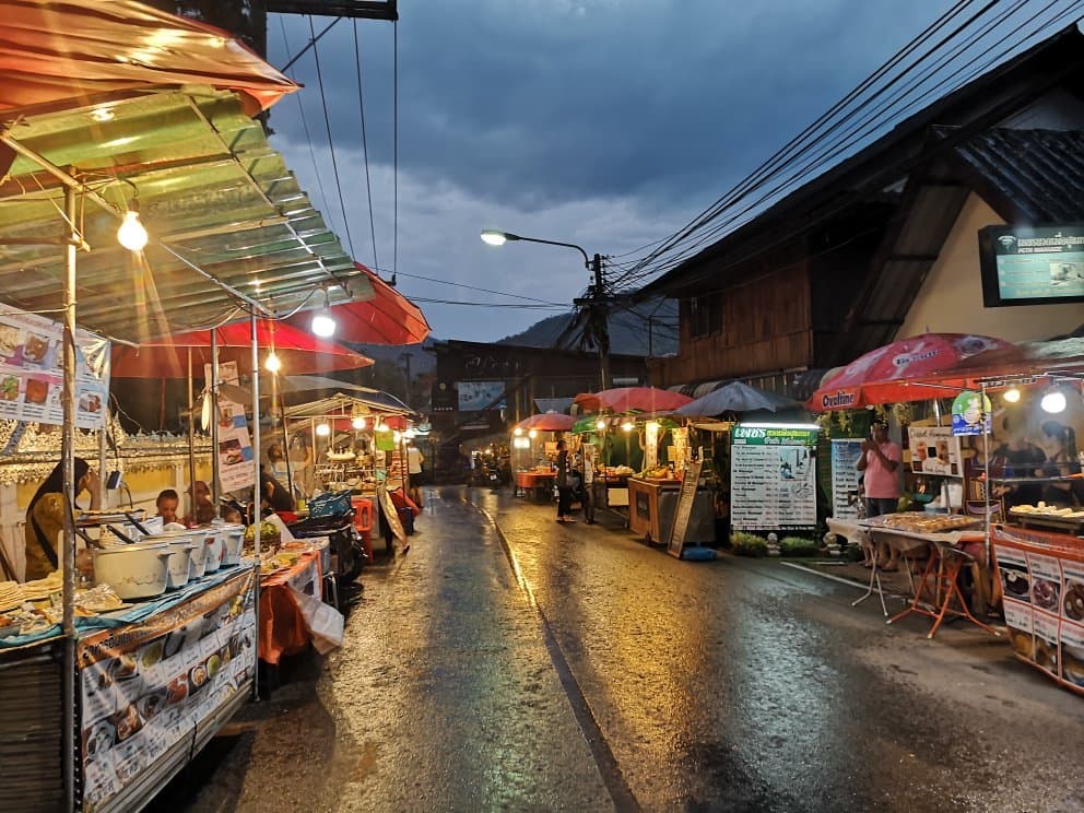 Pai Walking Street Pai Thailand