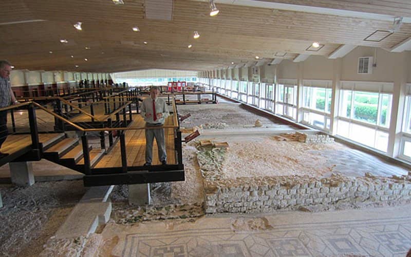 Recreated Roman Gardens