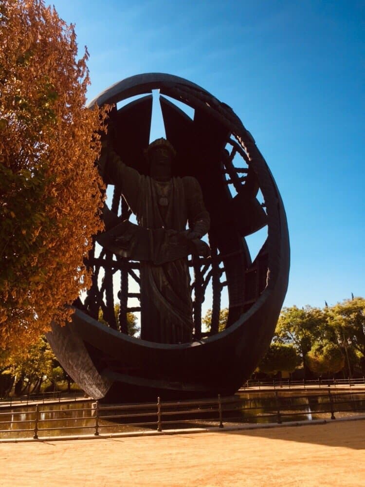 Birth of a New Man (Huevo de Colón) Sculpture Seville