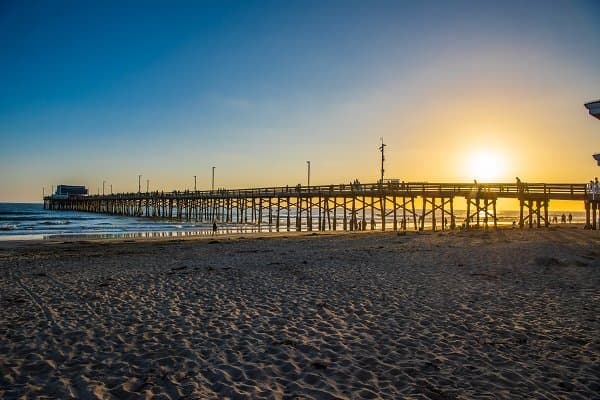 6/8/19 - Sunset at Newport Beach Pier.