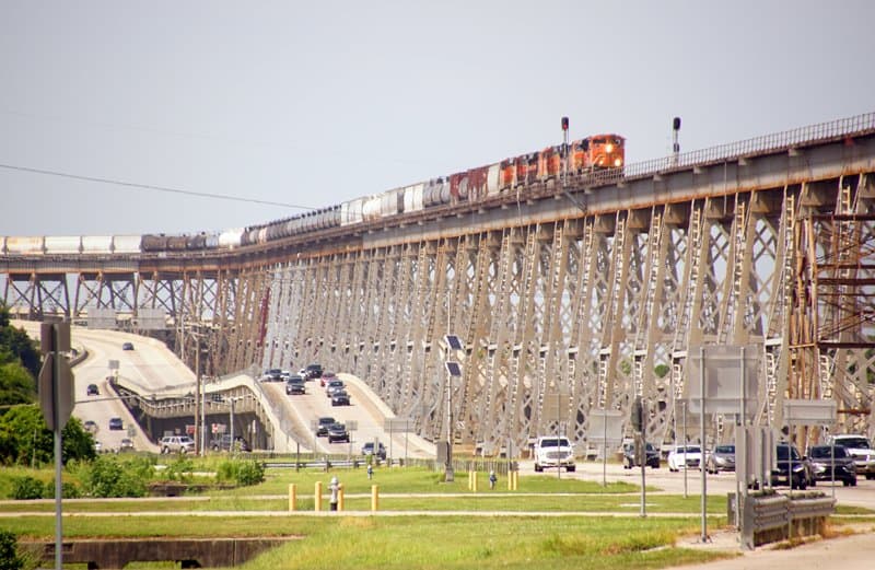 West Approach To The Bridge.