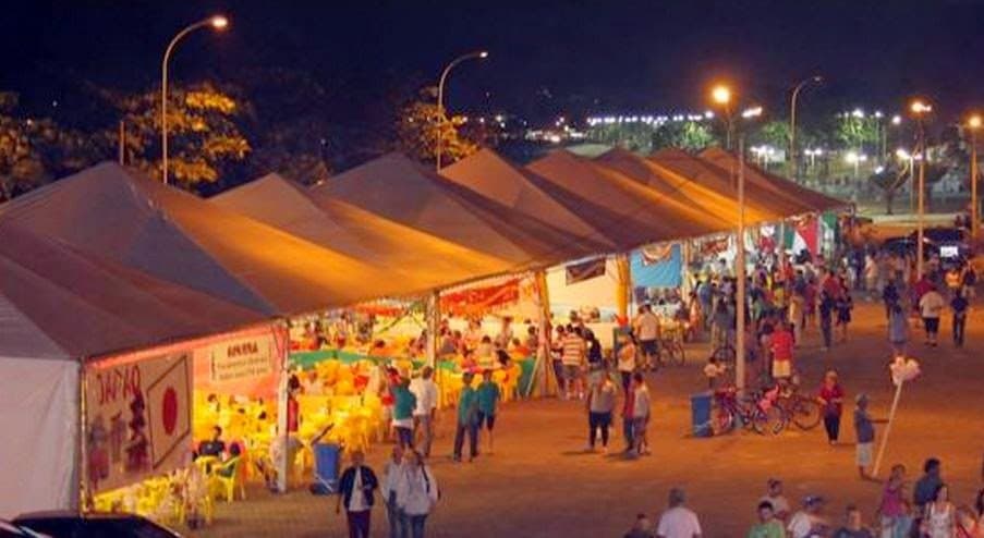 Vista da feirinha