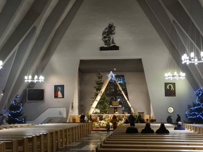 Triangular Stained-Glass Windows