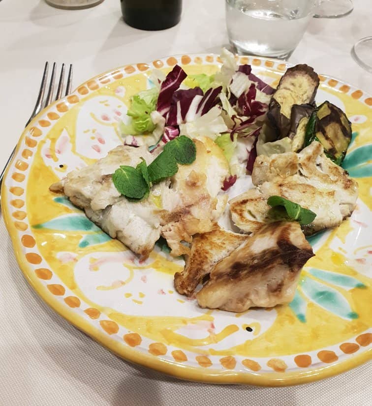 Ombrina alla griglia