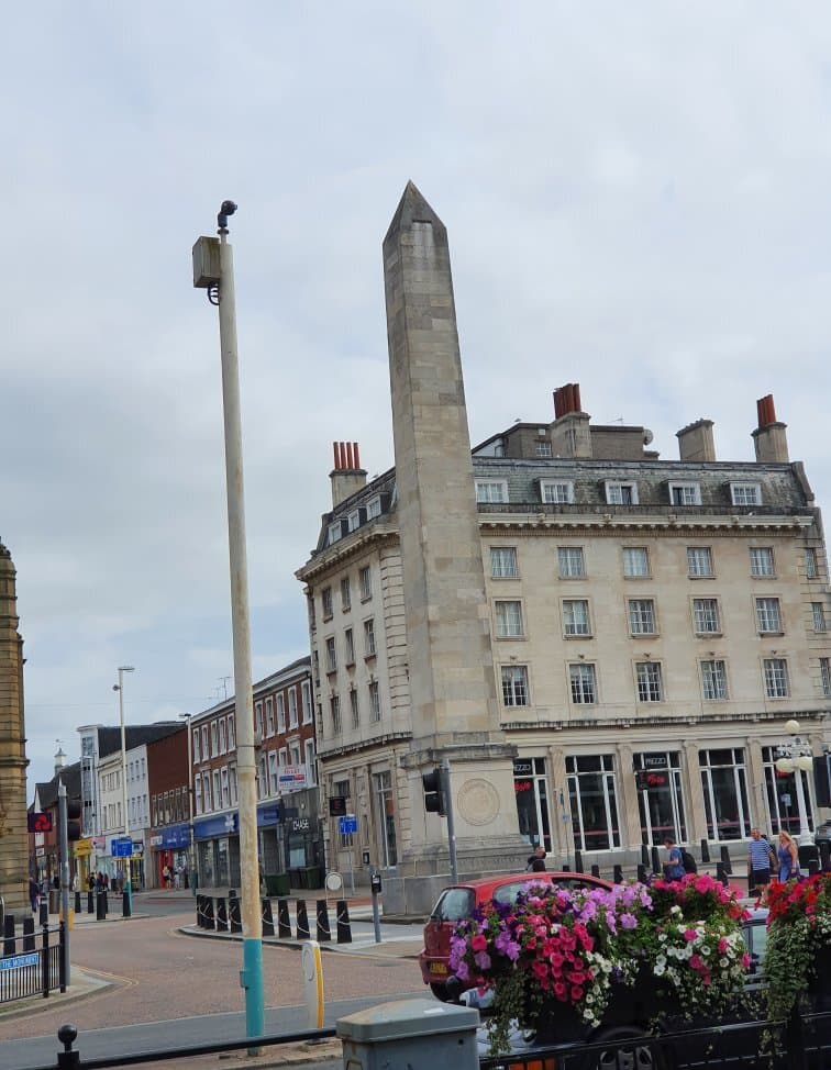 The Obelisk, part of Southport War Memorial.