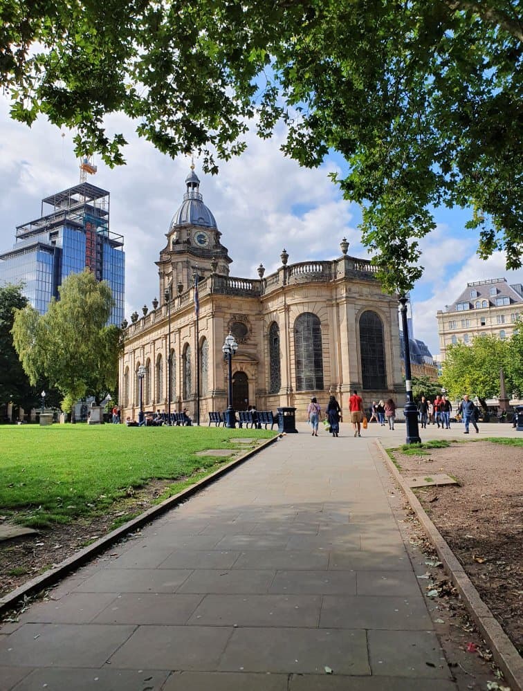 Beautiful cathedral and grounds