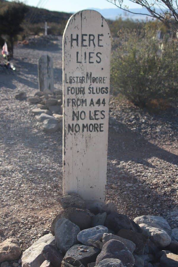 Lester Moore's Grave