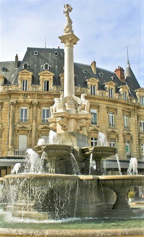 Point de repère dans le centre ville de Valence.