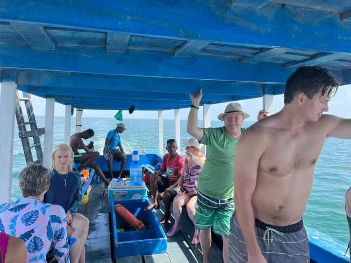 The route to the island 🏝️ in malindi marine boat excursions