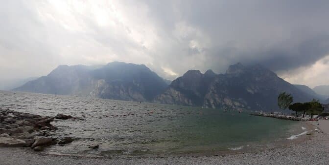 spiaggia a Torbole