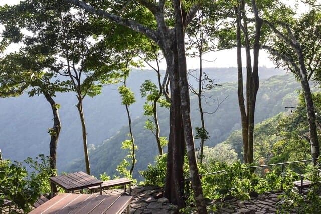 Our picnic area with spectacular vistas.