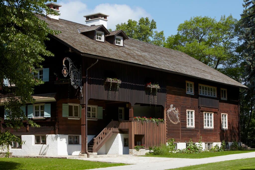 The Waelderhaus in Kohler, Wi is an Austrian farmhouse in the Bregenzerwald style