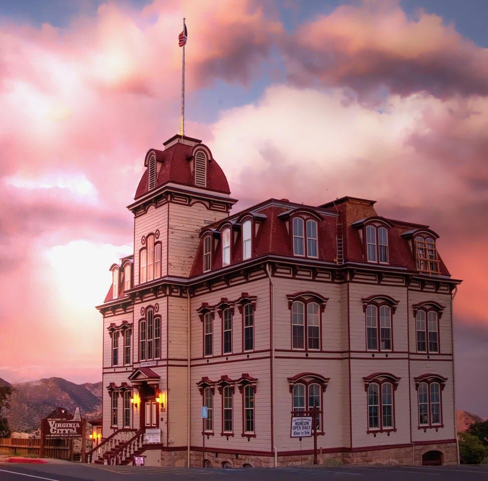The Fourth Ward School building (from 1876) in Virginia City, NV.
Photo by Liz Huntington Photography.