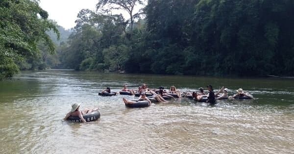 Río Don Diego para hacer la actividades del tubing