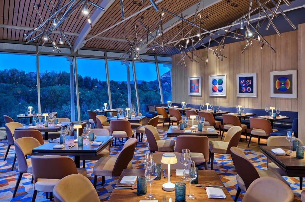 Reimagined dining space. Best views in town.