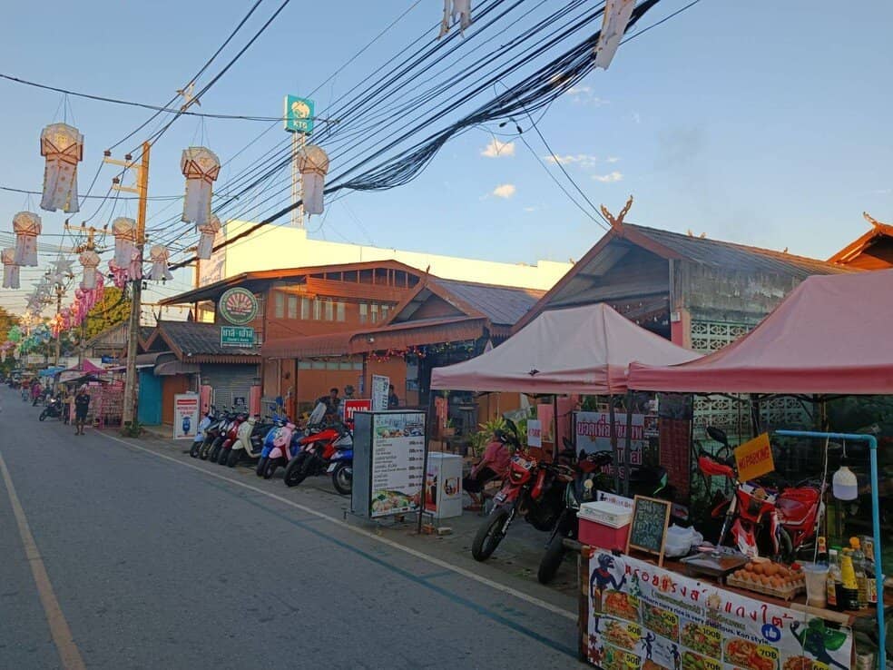 Vibrant Night Market Atmosphere