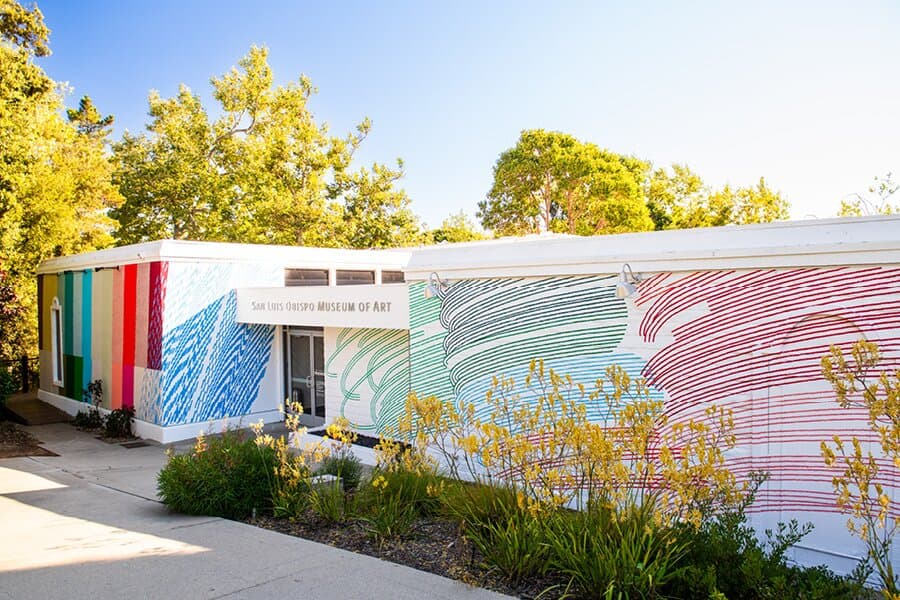 Welcome to SLOMA! Enter via our Mission Plaza double doors and enjoy free admission.