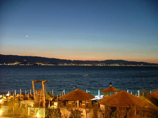 Sunset Over the Strait