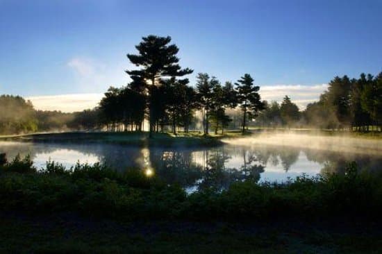 Pond on 17 and 18