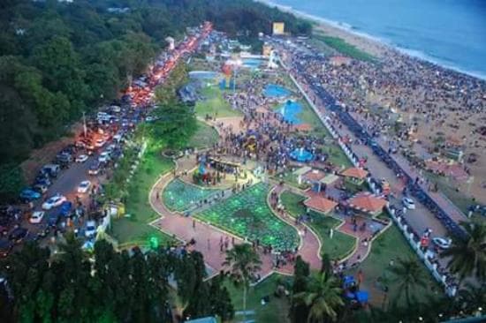 Allpey Beach TOp view