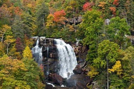 BEAUTIFUL WHITEWATER FALLS, THE HIGHEST WATERFALLS EAST OF THE ROCKIES AT A SPECTACULAR 411-FOOT PLUNGE.  IT IS THE PRIDE NANTAHALA NATIONAL FOREST.  IT IS A MUST SEE!