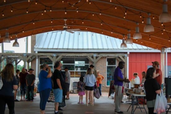 Shoppers and vendors