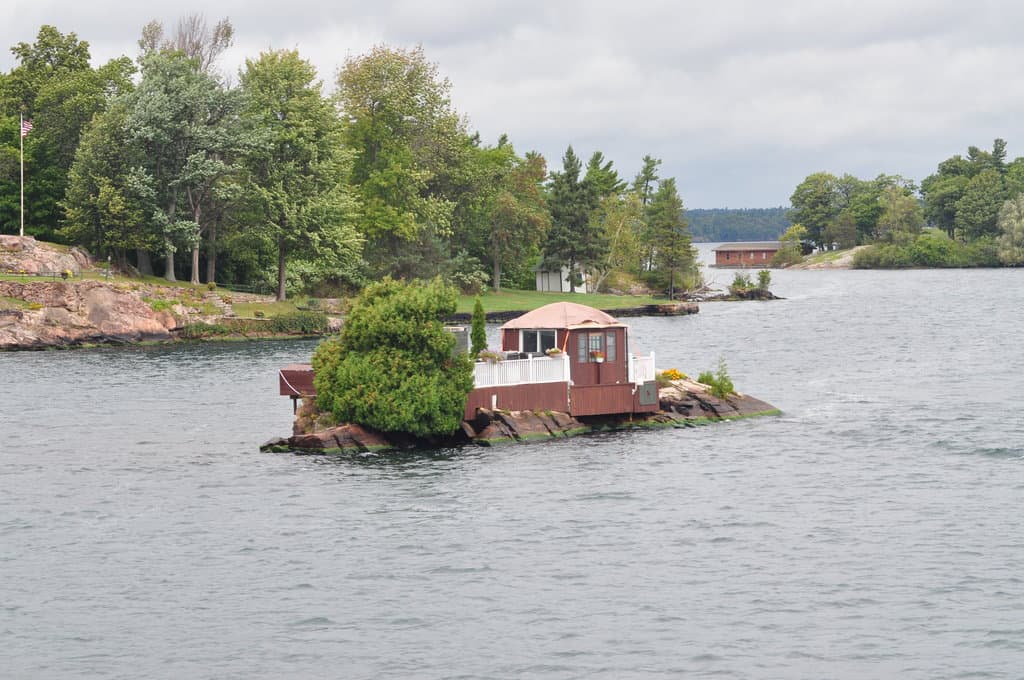 Literally "living on the edge"