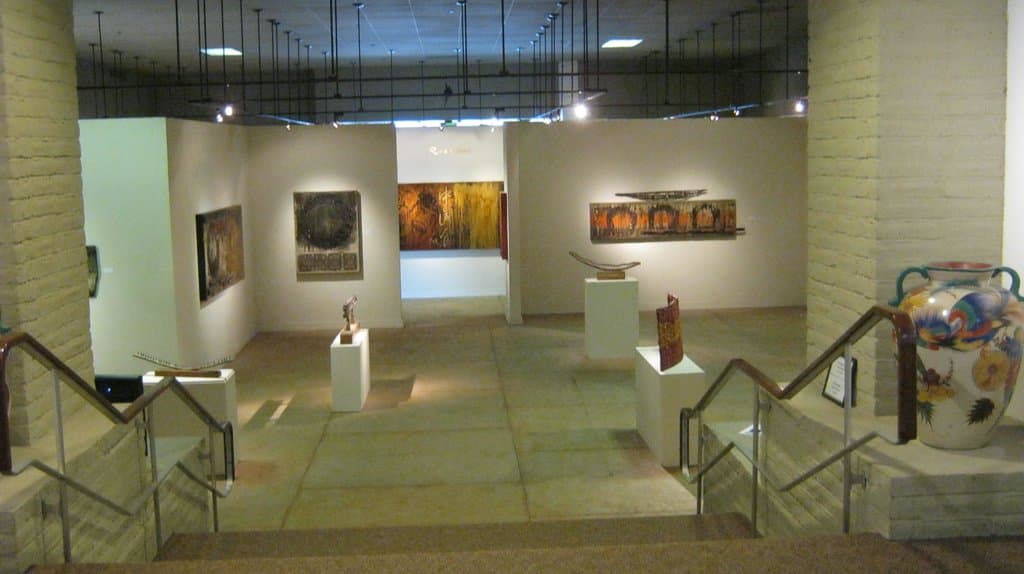 The bigger gallery space