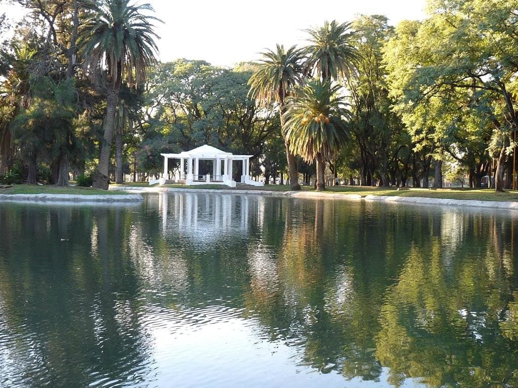 vista de uno de los lagos.