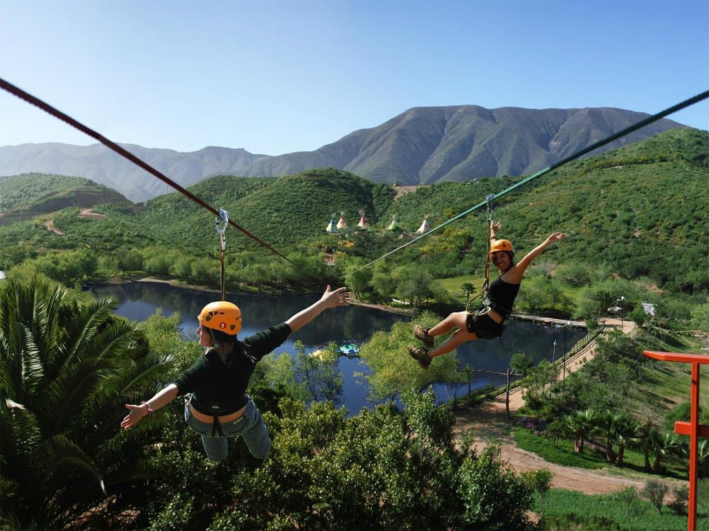 1st Zip Line... This is where the fun begins!