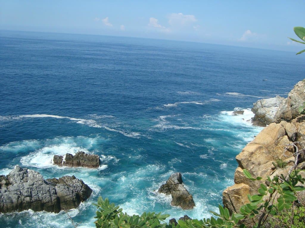 vista desde el acantilado