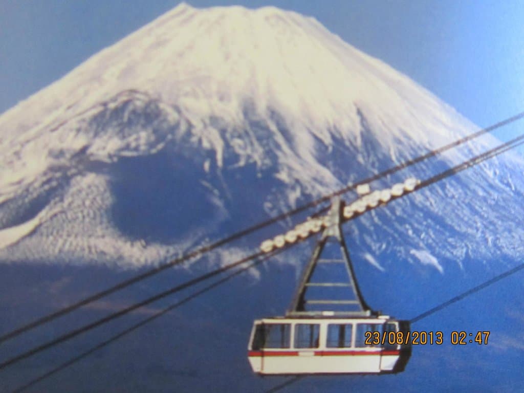 foto del Fuji, que no pudimos ver