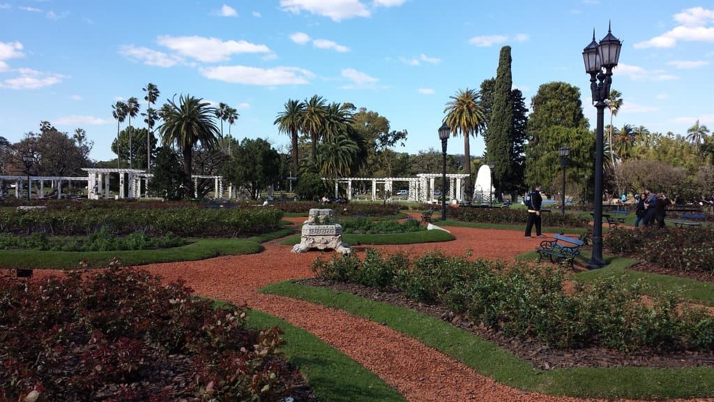 El Rosedal (podado em setembro)