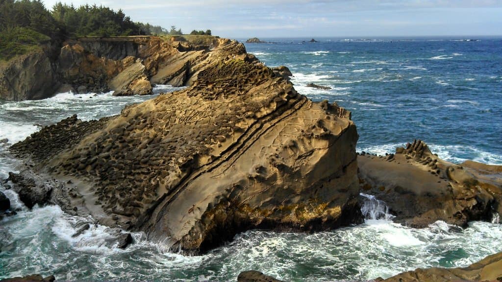 Fabulous Rocks Eroded from Crashing Waves