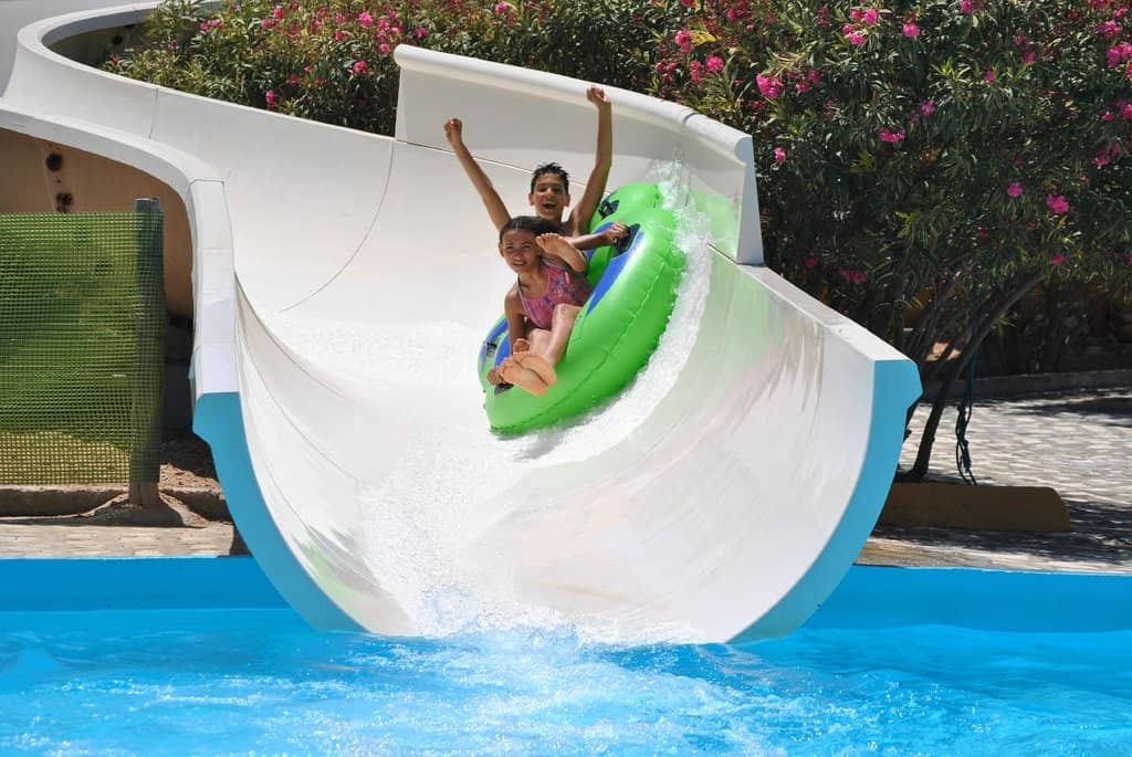 Spiral Water Chutes