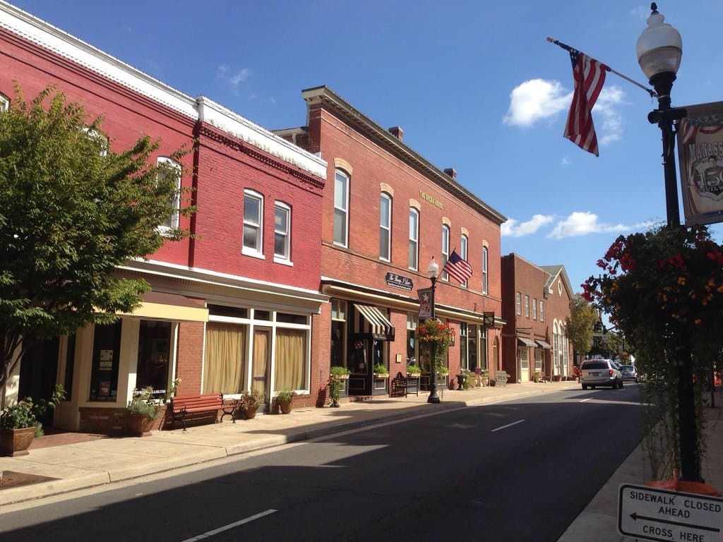 Old town Manassas, VA