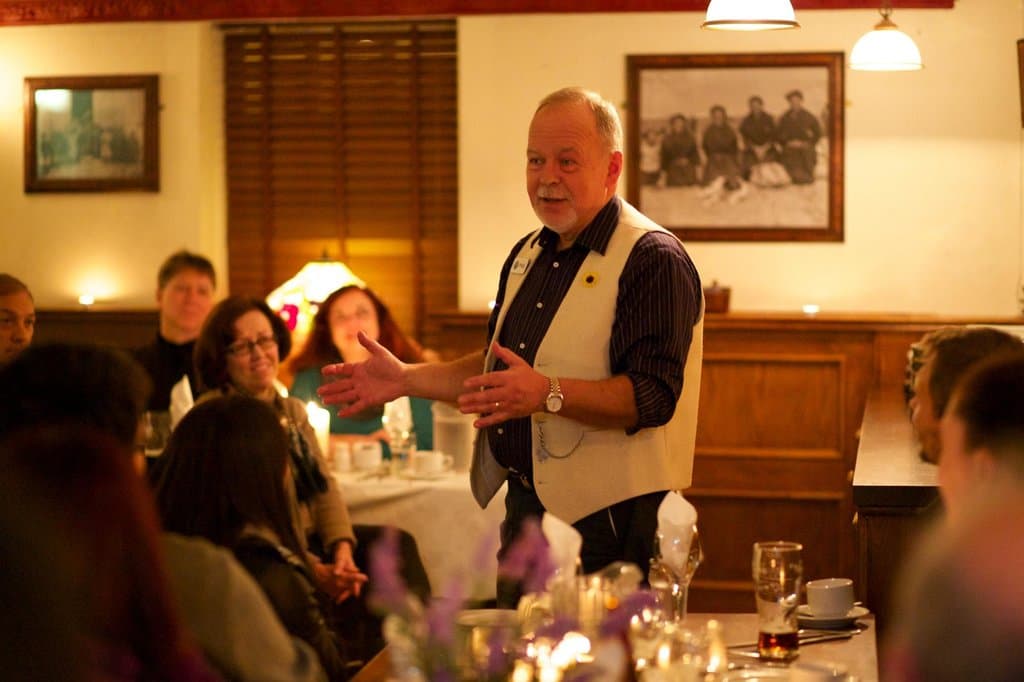 Philip sharing a story