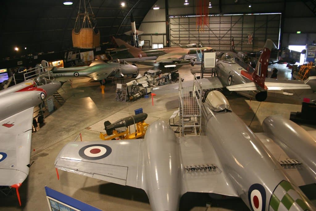 Fighter World Main Hangar Display
