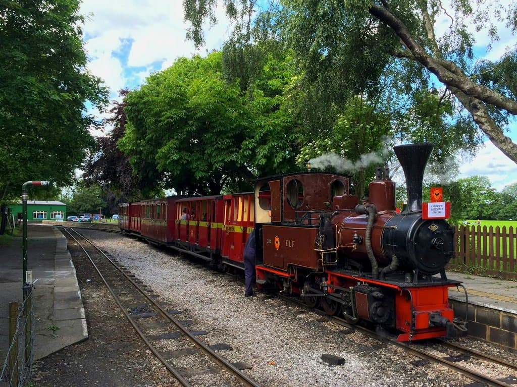 Our locomotive for the day, Elf...