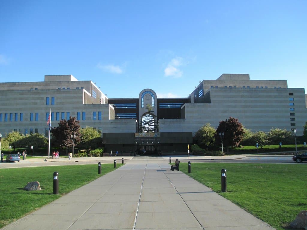 Museum from the sculpture