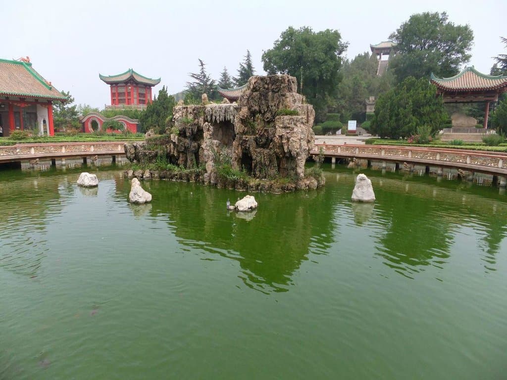 Pond in the complex