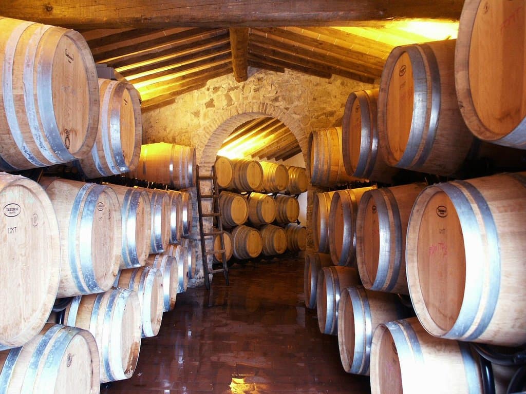Fattoria Le Fonti cellar