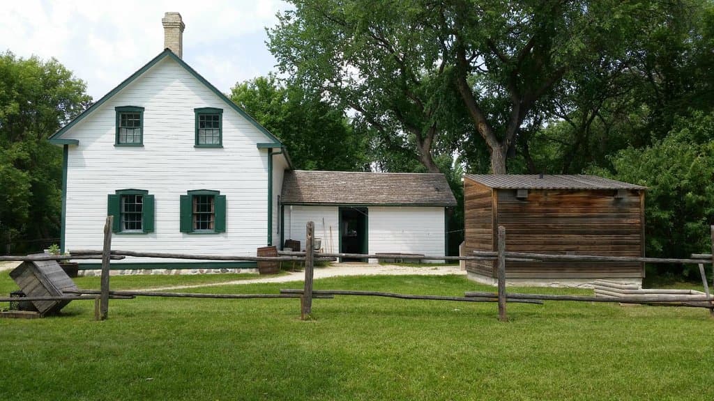 Riel House - Southeast view