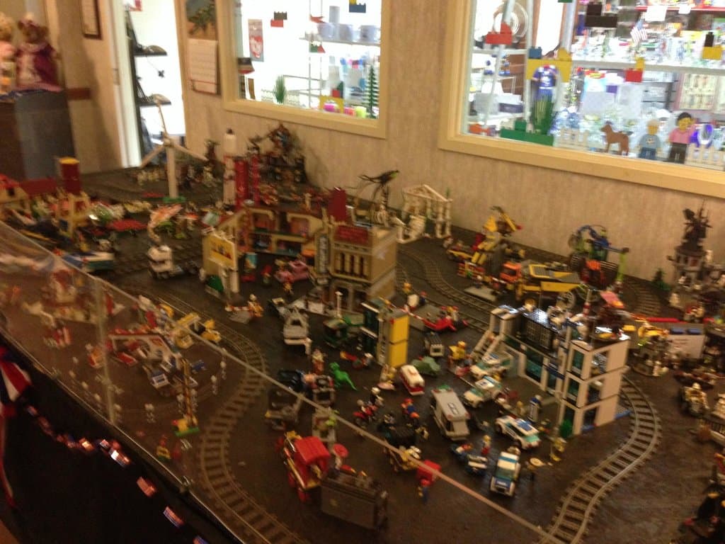Even a Lego train!