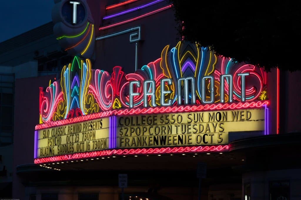 The Fremont Theater Neon Sign