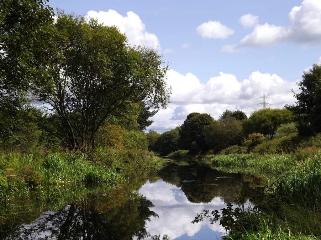 View down the canal