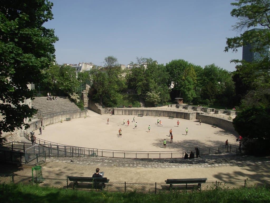 Arena de Lutece vista das arquibancadas