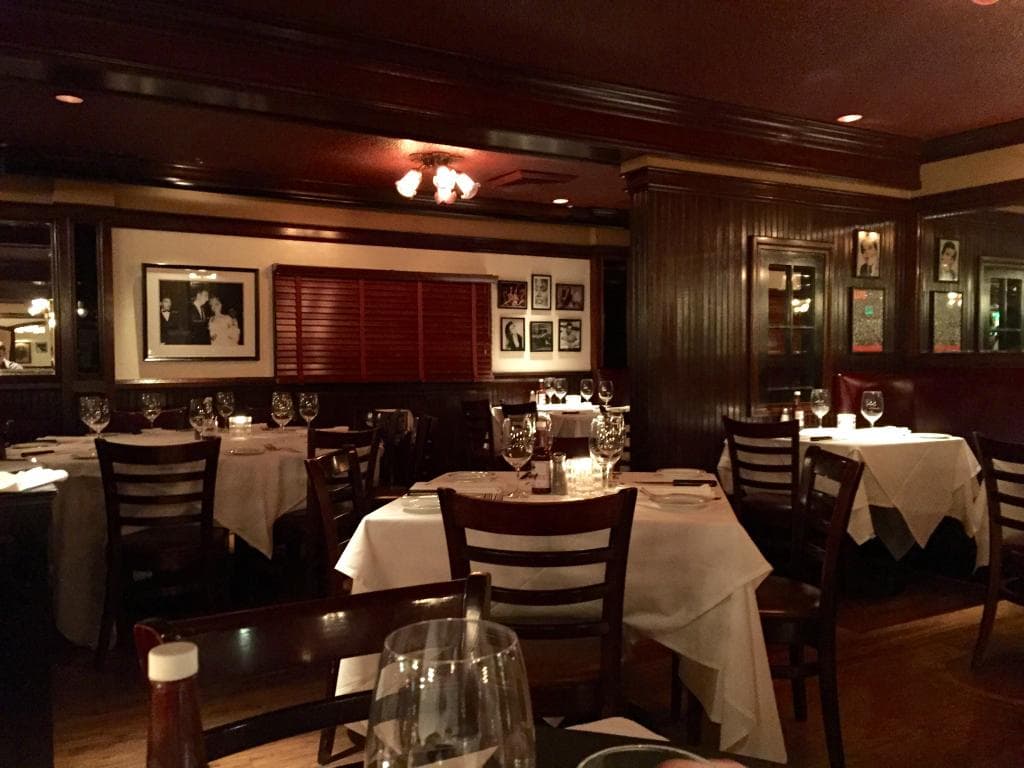 restaurant seating area
