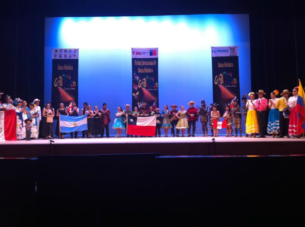 Teatro de Maule - final do espetáculo