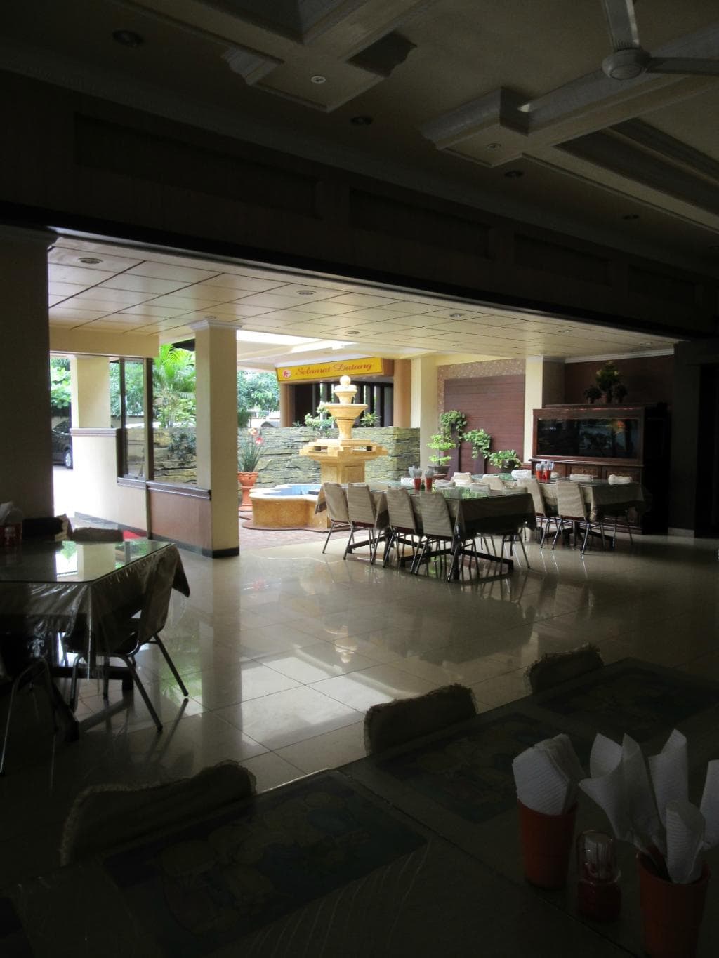 Shot of the restaurant